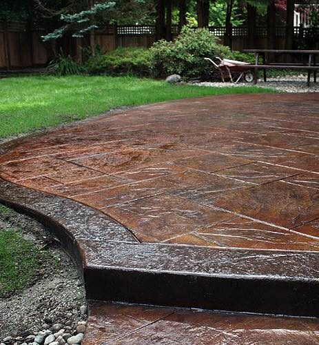 Premier Stamped Concrete Contractors, How To Form Pour And Finish A Stamped Concrete Patio